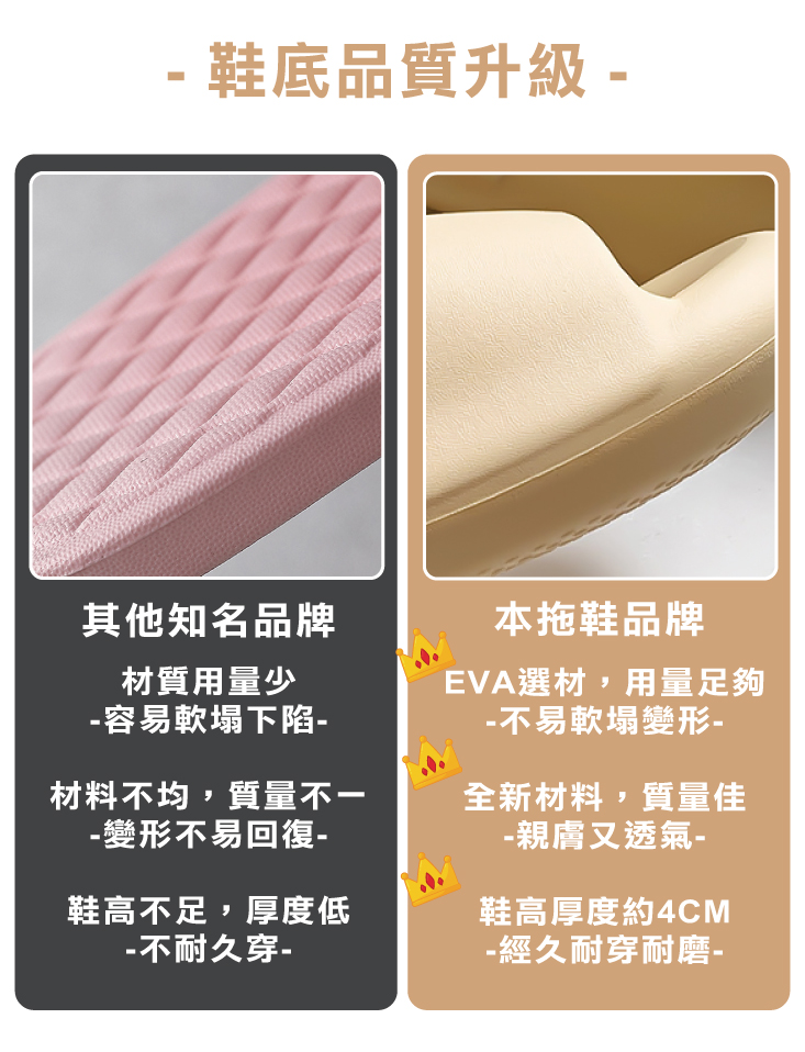 踩屎感減壓防滑居家戶外兩用拖鞋 8色任選