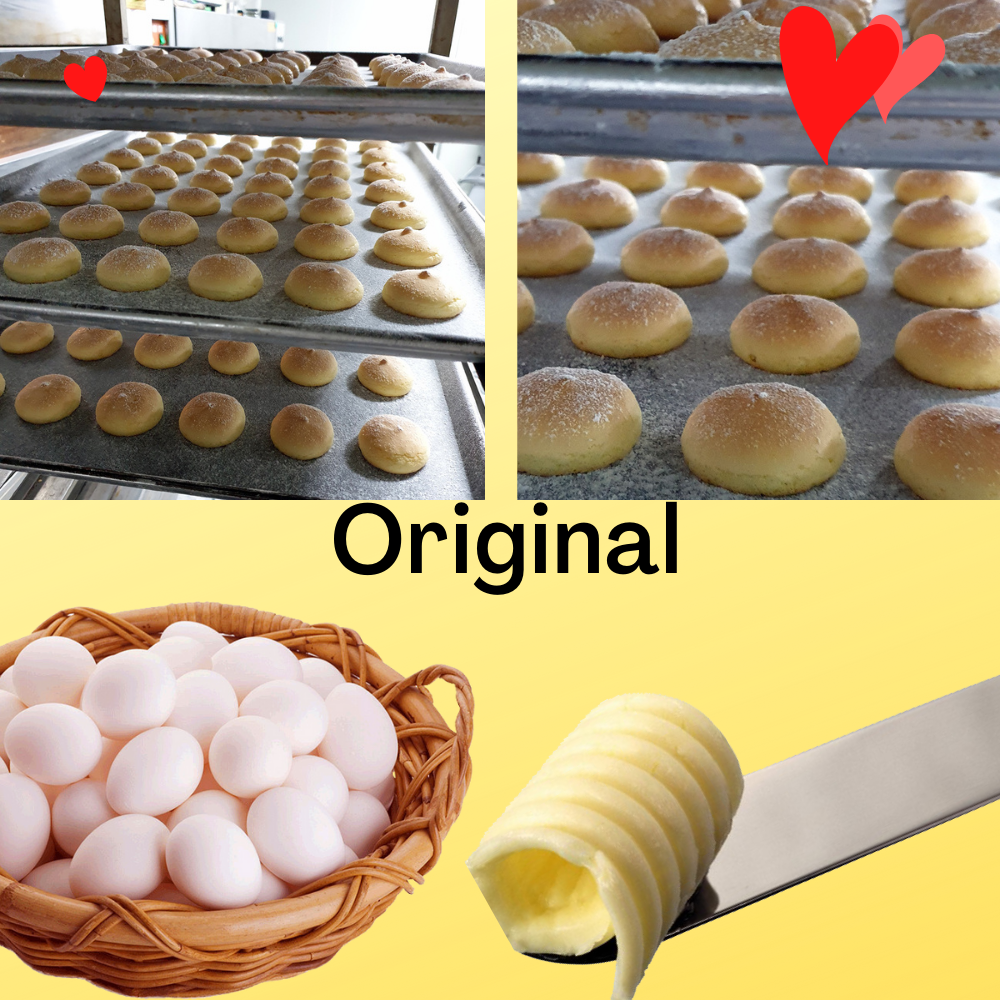 【給力食品】奶油夾心台式馬卡龍(18顆/盒)雞蛋原味