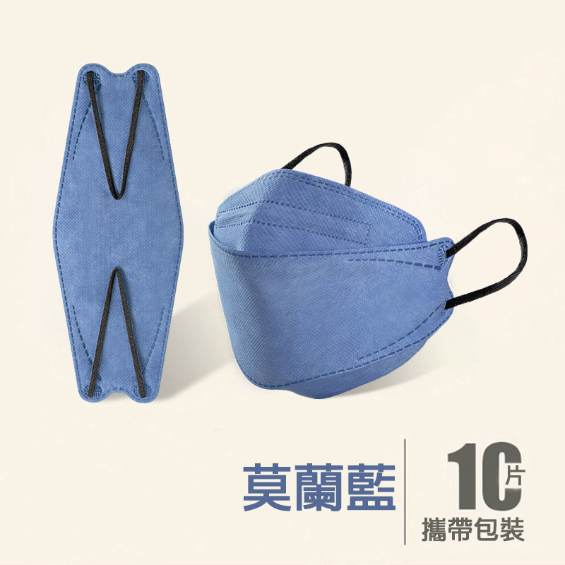 兒童韓版KF94立體防護口罩 兒童口罩 魚型口罩 6色任選 (10片/包)