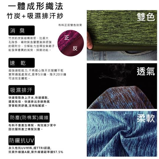 台灣製多功能除臭機能服