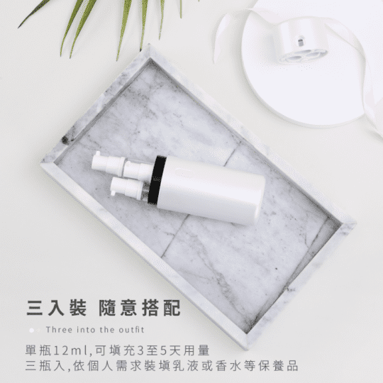 輕巧3合1旅行收納分裝瓶