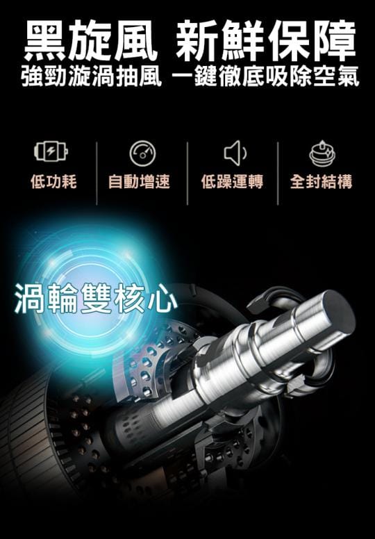 渦輪雙核心密封真空機