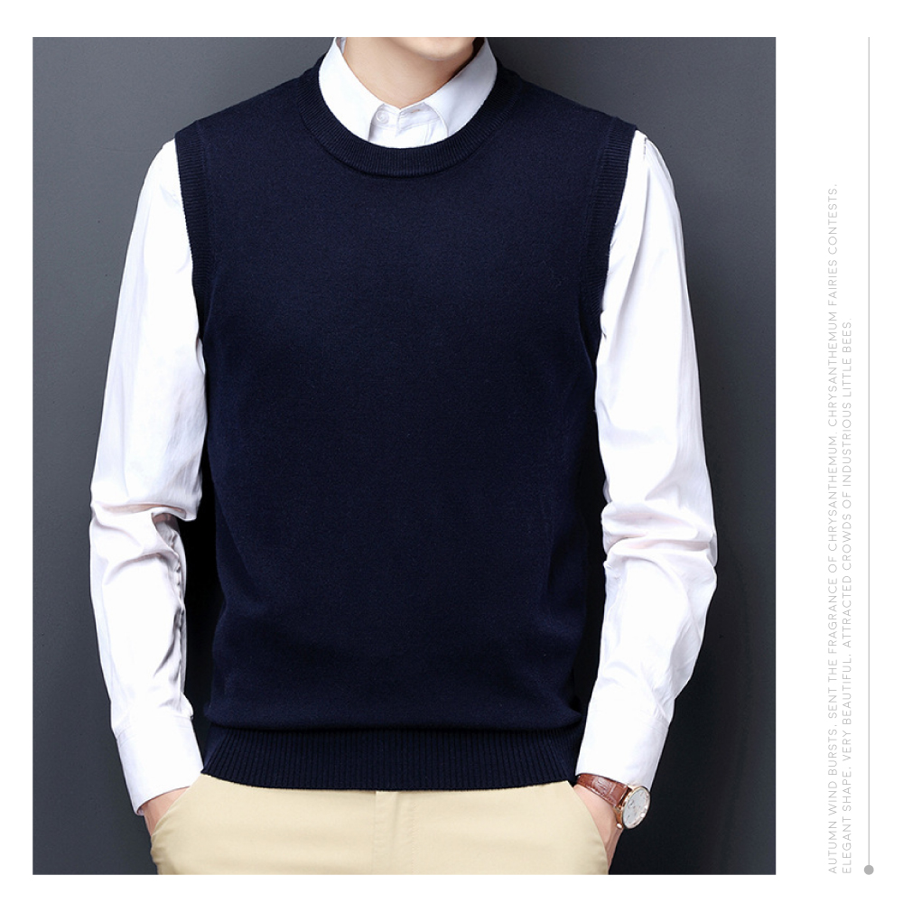 簡約百搭顯瘦紳士商務保暖背心-4色 均碼/加大碼