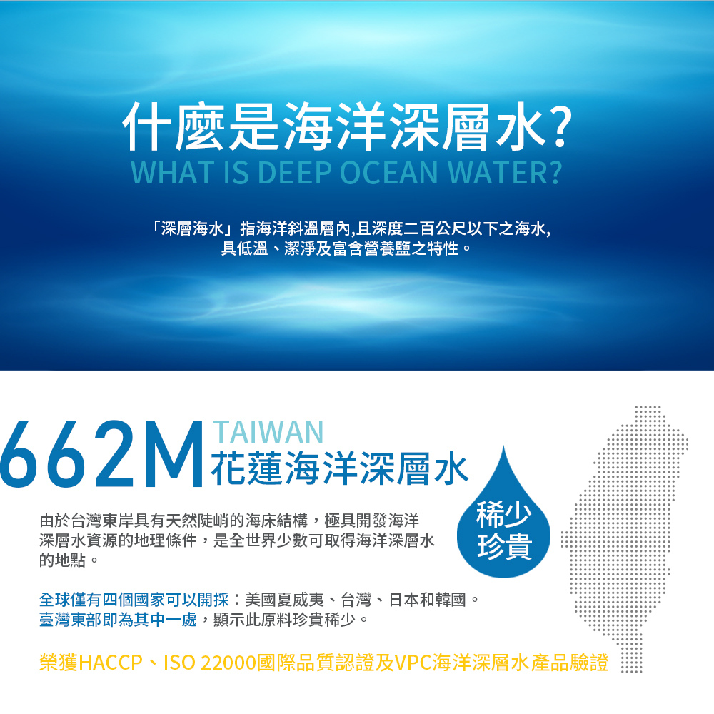 【Taiwan Yes 台海生技】100%海洋深層水850ml 礦泉水
