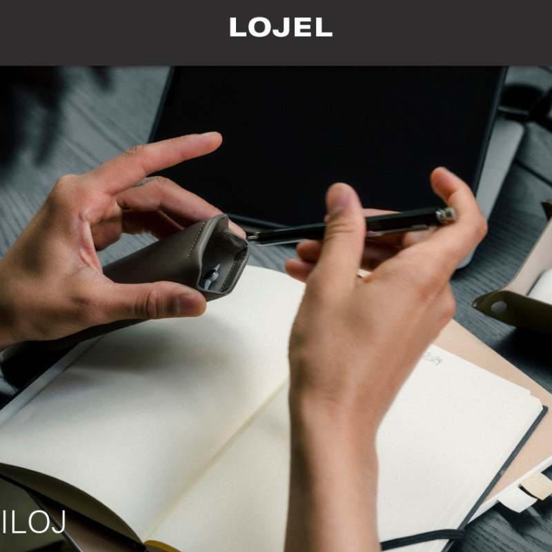  【LOJEL】ILOJ植鞣皮革筆袋EDC-PC任選  鉛筆盒 收納袋 眼鏡袋