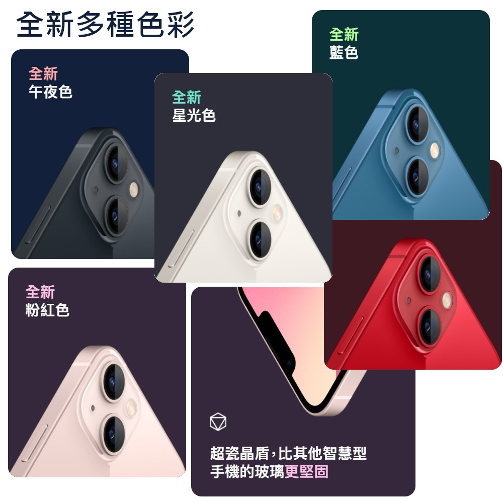       【Apple 蘋果】iPhone 13 mini 128G(5.4