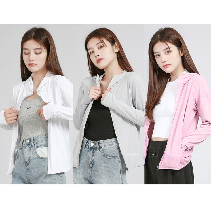 抗UV大尺碼M-3XL透氣網眼冰絲涼感防曬外套 冰鋒衣