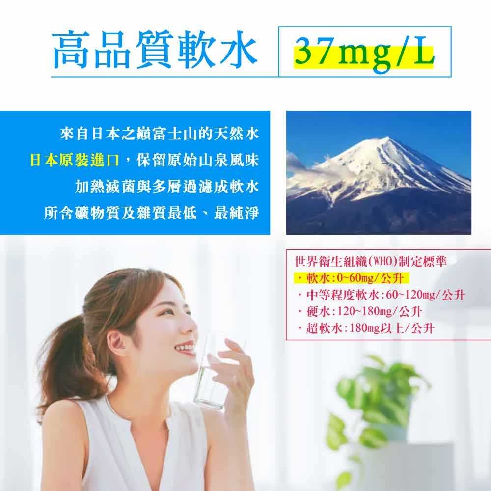 【IRIS OHYAMA】日本原裝進口 富士山強氣泡水500ml 無標籤款 箱購