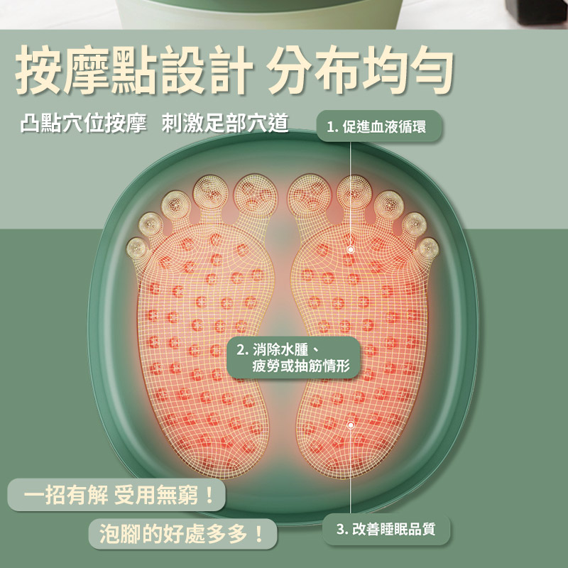 【FUGU BEAUTY】折疊式SPA泡腳桶