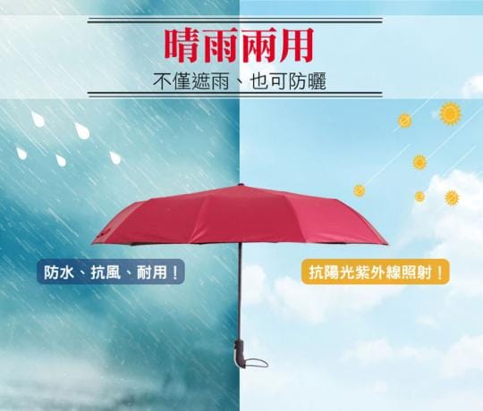 LISAN 105公分全方位自動傘