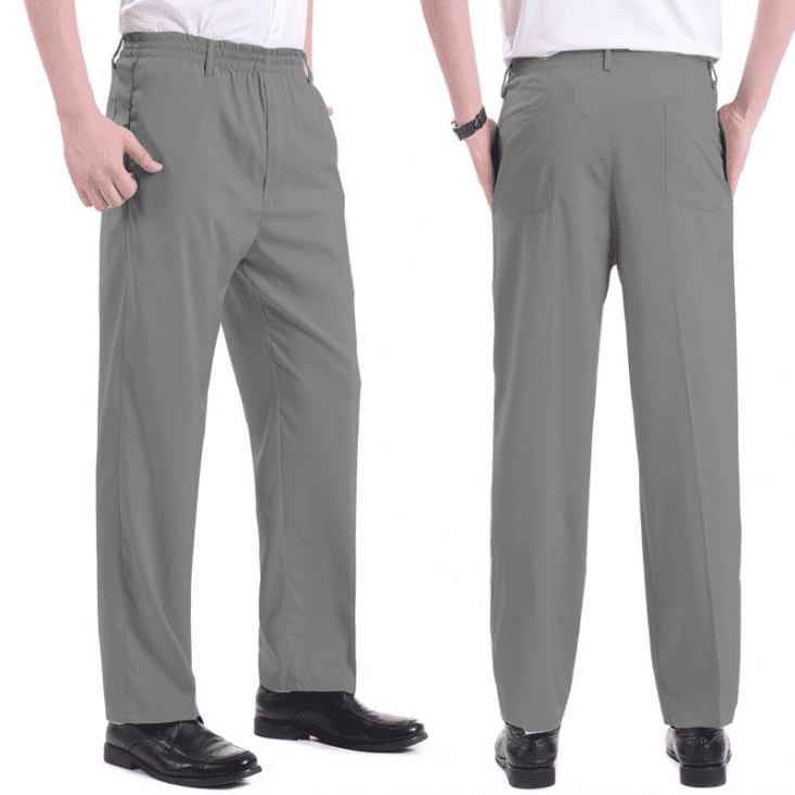 自有品牌男透氣長褲子工作褲 (XL/4XL/5XL)