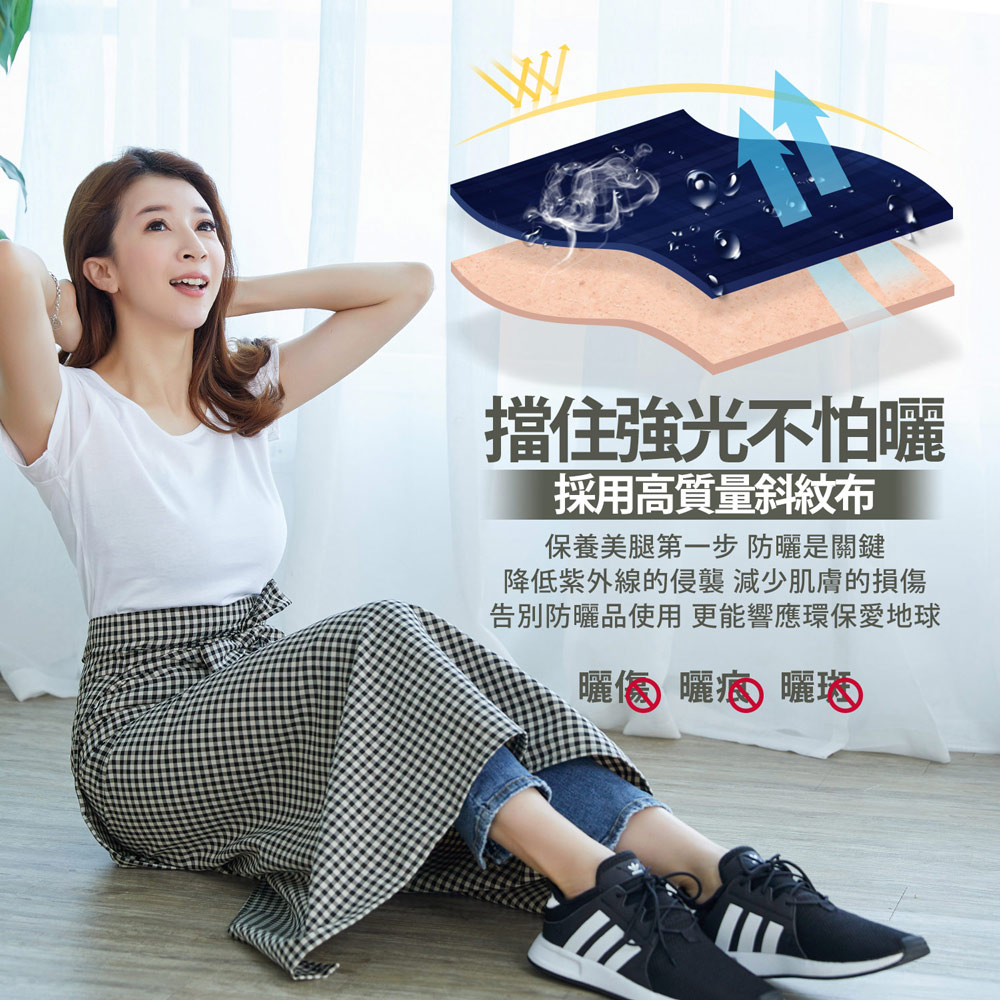 【BeautyFocus】2件組/吸排透氣防曬裙(4410-21)