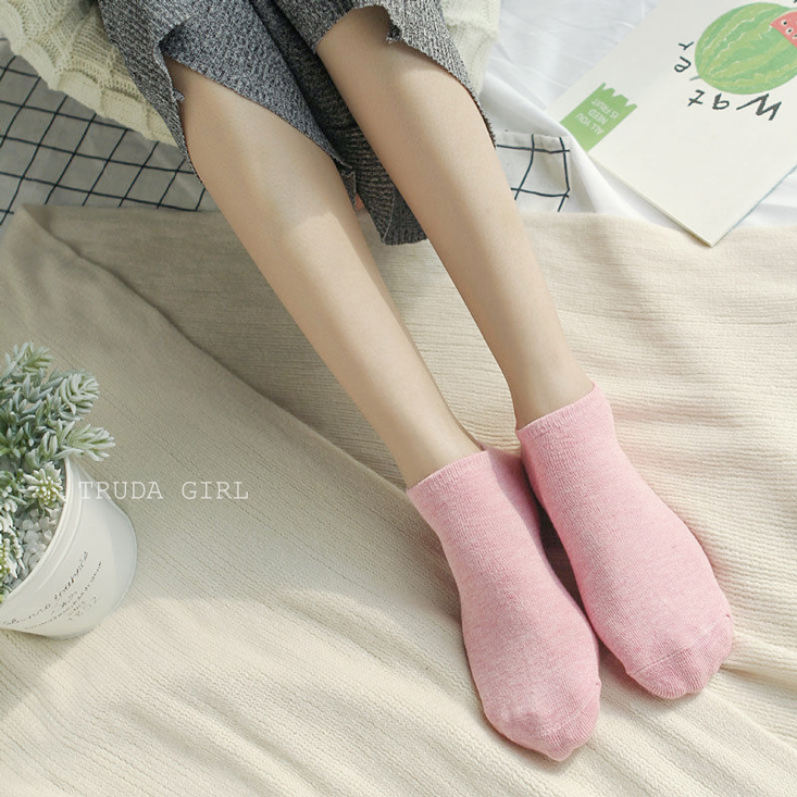 女短襪 獨立包裝 日本馬卡龍短襪 糖果色 船型襪 襪子 隱形純棉 吸汗 棉襪 淺