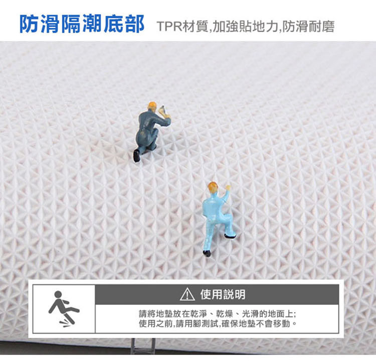 回字形植物纖維加厚絨毛吸水地墊 40x60cm