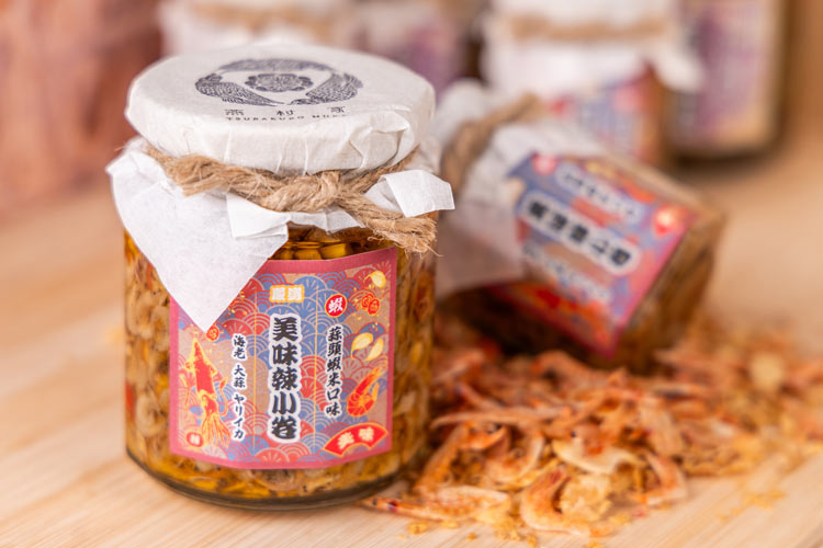 【燕村家】特辣蒜椒醬／蒜頭蝦米小卷醬／布拉魚珠貝醬100g 無人工添加物 辣椒醬