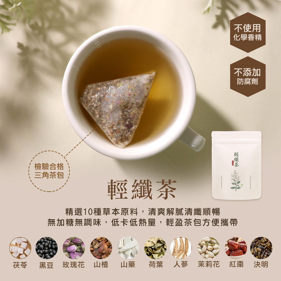 【菓青市集】草本養生茶包 濕濕茶/退火茶/輕纖茶