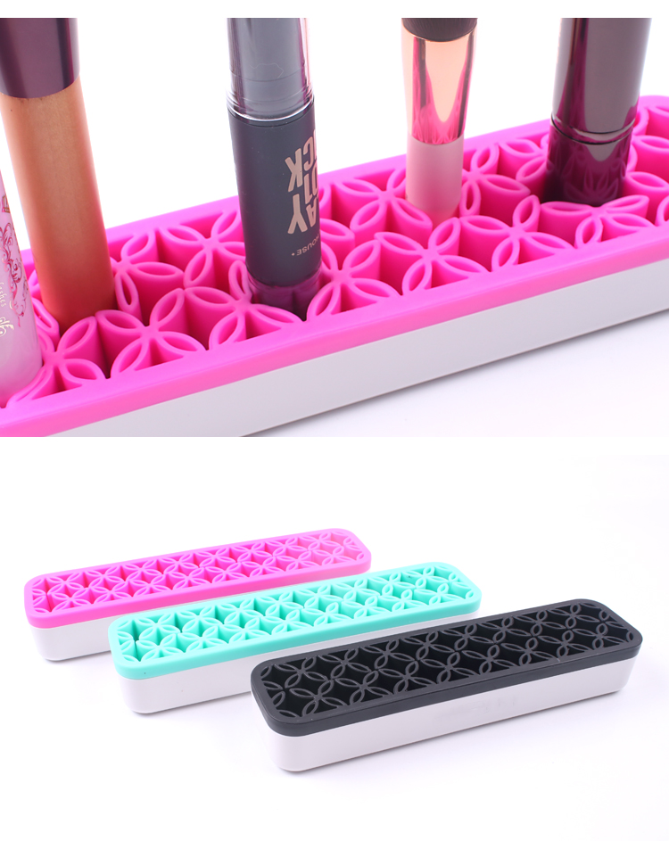 可拆卸化妝刷晾曬收納架 