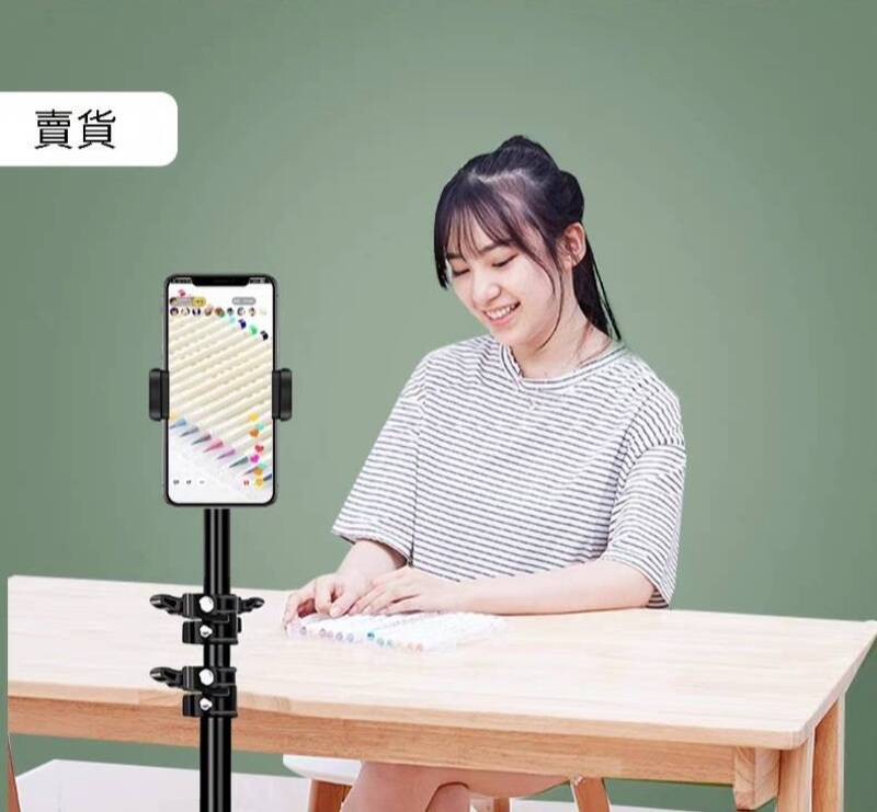 輕巧鋁合金 落地美拍三腳架 2.1公尺