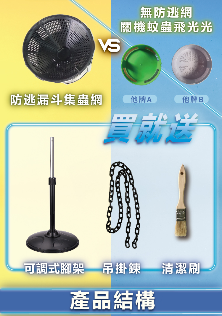 【巧福】光觸媒吸入式捕蚊器(UC-800HC UC-850HC)
