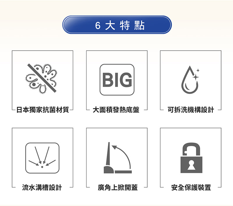 【CHIMEI 奇美】日本抗菌技術6人份烘碗機 KD-06PH00