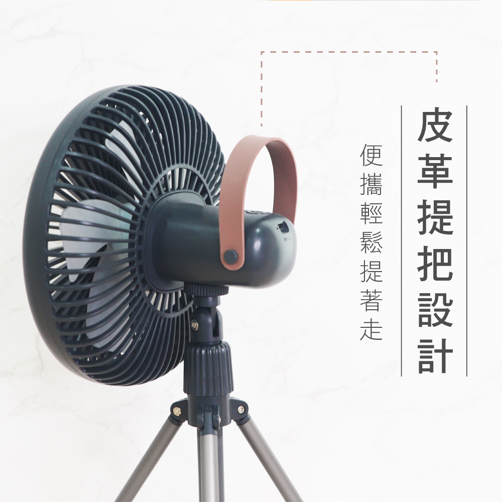 【KINYO】7吋兩用DC扇循環扇電風扇USB風扇 UF-7051 立掛LED燈