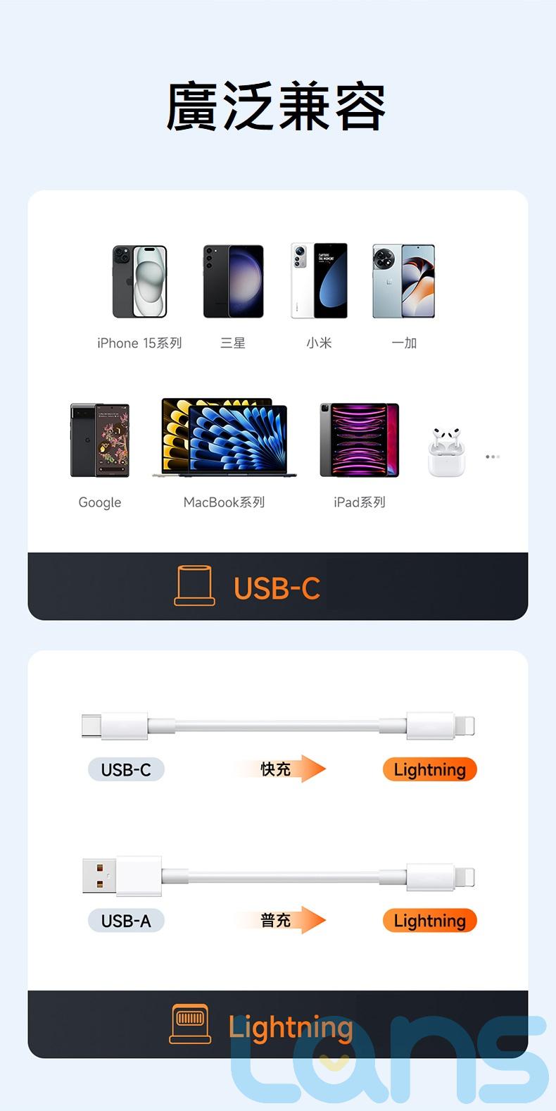 Mcdodo 飛鴿系列 Lightning to Type-C PD轉接頭