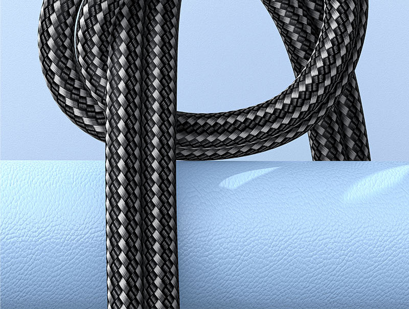 二合一急速快充線 ITF001集合Type-C＋Lightning兩種接口