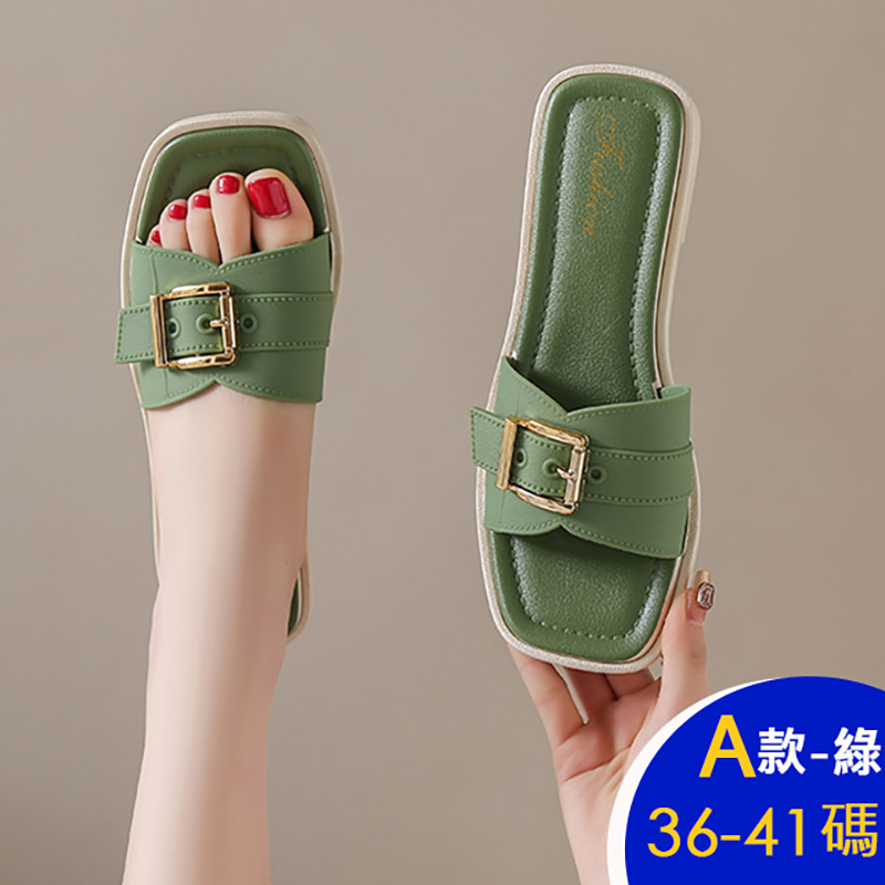 精品式百搭楔型厚底涼鞋 拖鞋 娃娃鞋 樂福鞋 休閒鞋 (七款任選)