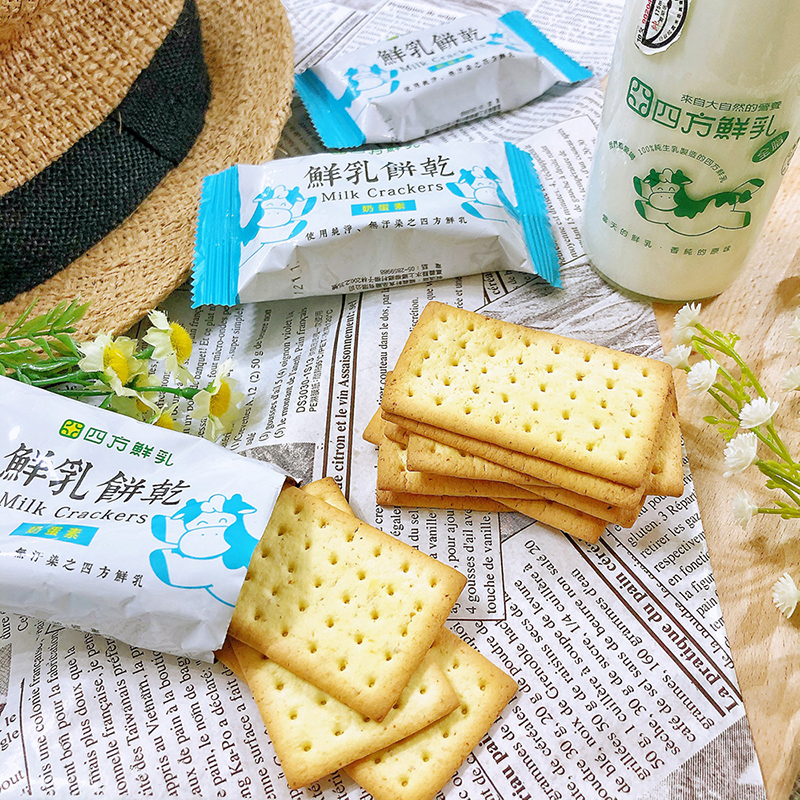 【四方鮮乳】鮮乳餅乾-6盒(160克±4.5%/盒)