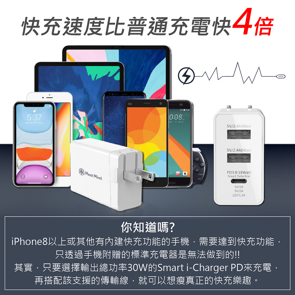 【MeetMind】 APPLE Lightning MFi PET編織傳輸充電