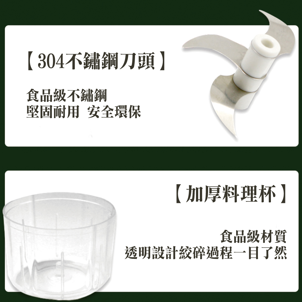 充電式多功能魔法拉拉食物調理機/切碎機
