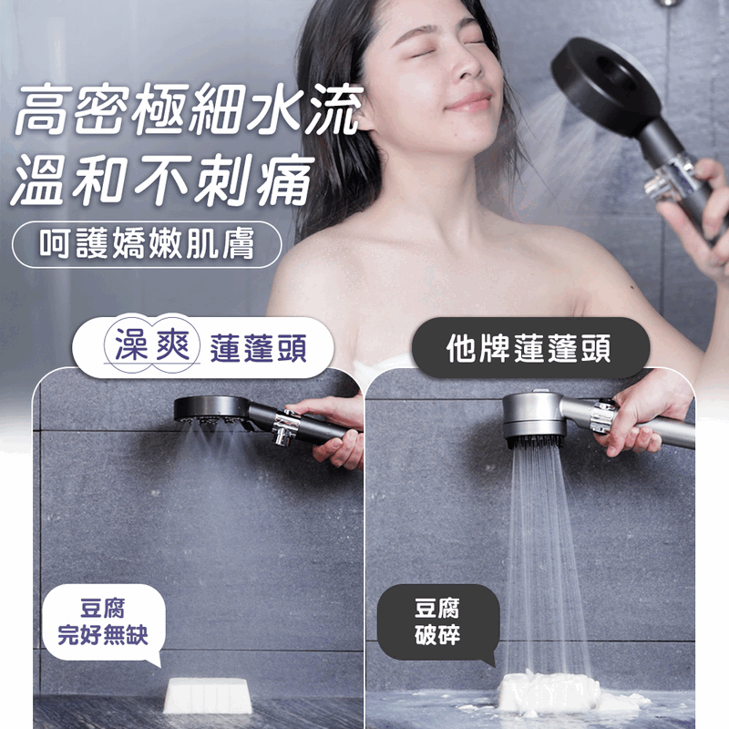 澡爽微米負離子美膚蓮蓬頭 含濾心5入