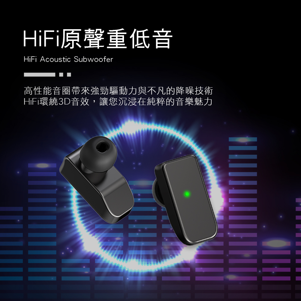 嘖嘖集資【HANLIN】側鍵旋轉耳機手錶二合一智能手錶 WBTX22 血氧偵測
