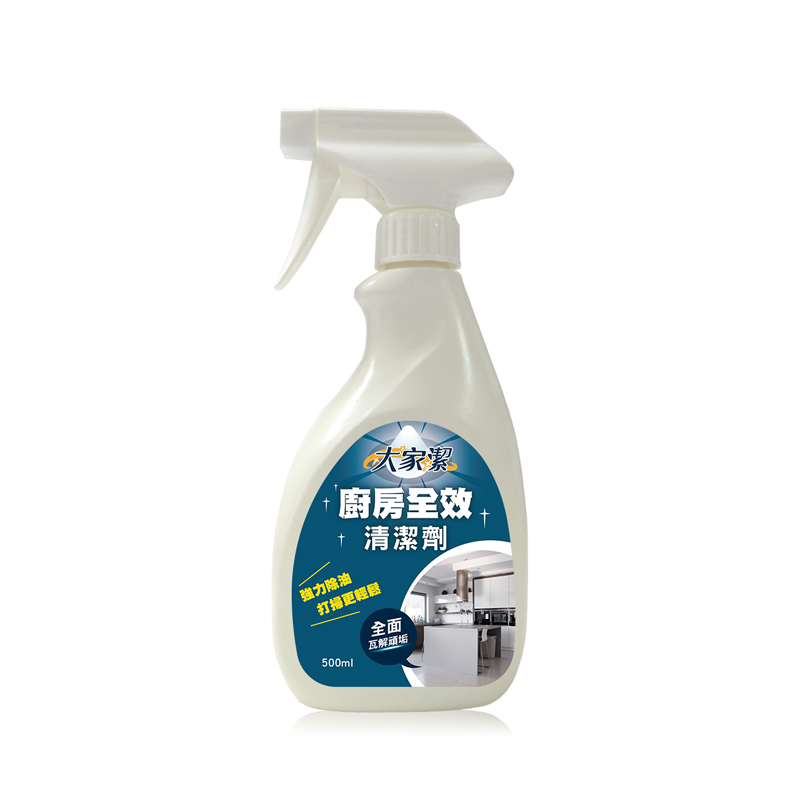 【大家潔】廚房全效除油清潔劑 (500ml/瓶) 適用於各種廚房表面的日常清潔