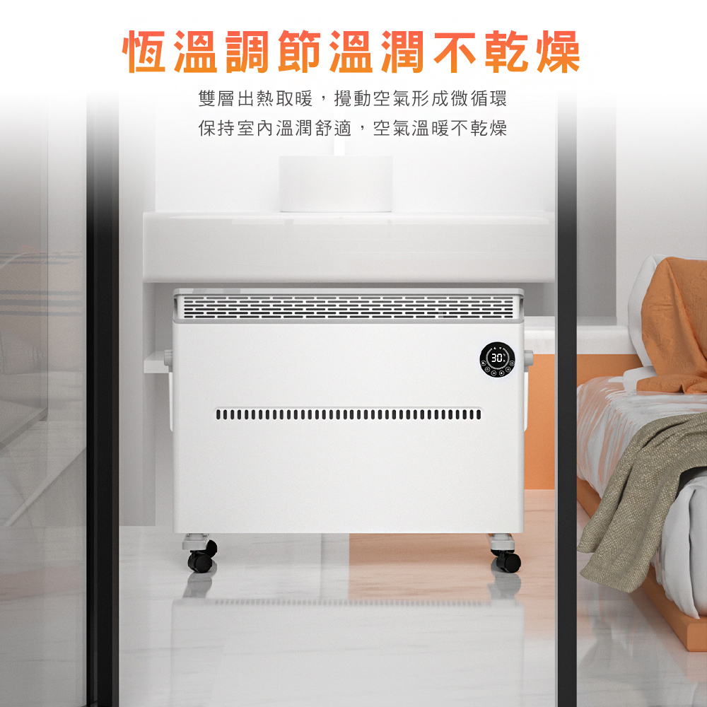 【飛利浦 PHILIPS】智慧溫控 遙控 對流取暖機(AHR3142CS)