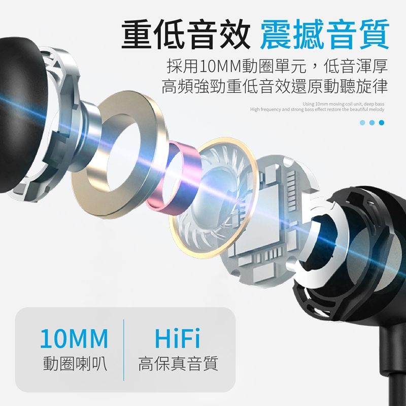 X5重低音藍芽運動耳機 藍芽5.0 智能降噪 磁吸設計