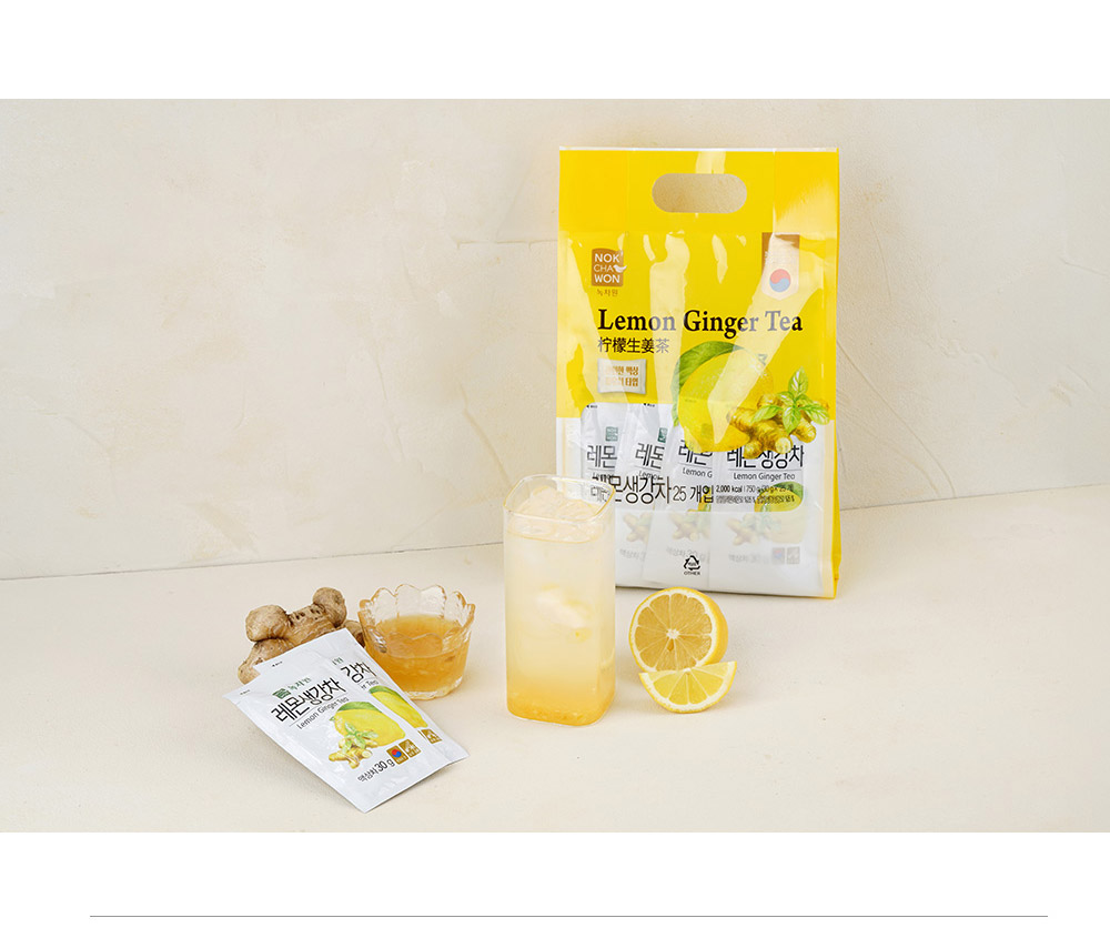 【韓味不二】韓國綠茶園果醬茶隨手包750g(石榴茶／檸檬生薑茶／蜂蜜風味柚子茶)