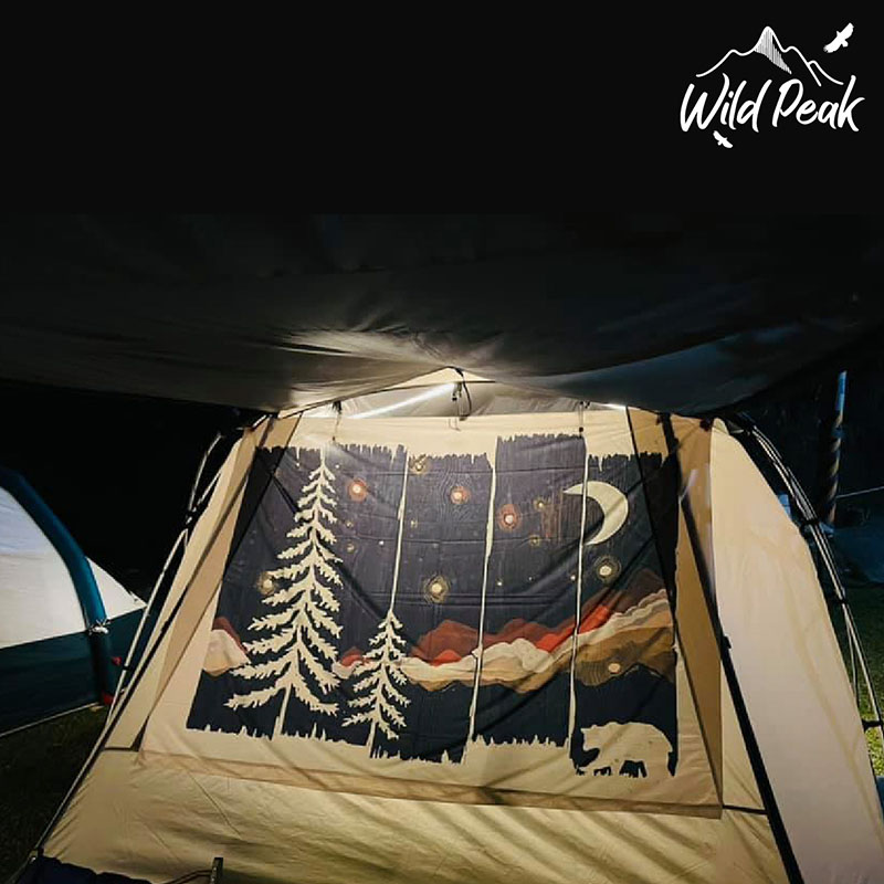 【Wild Peak 野峰】露營美學風格掛布 150x200cm