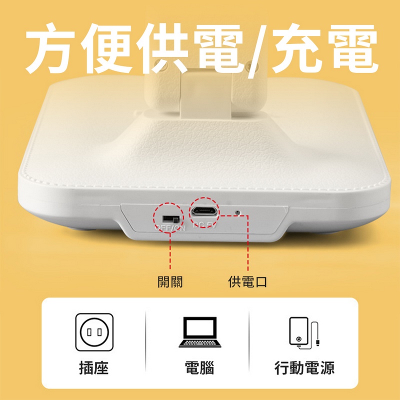 LED可折疊護眼檯燈/桌燈/立燈/書桌燈33x29x12cm 多段角度調節 