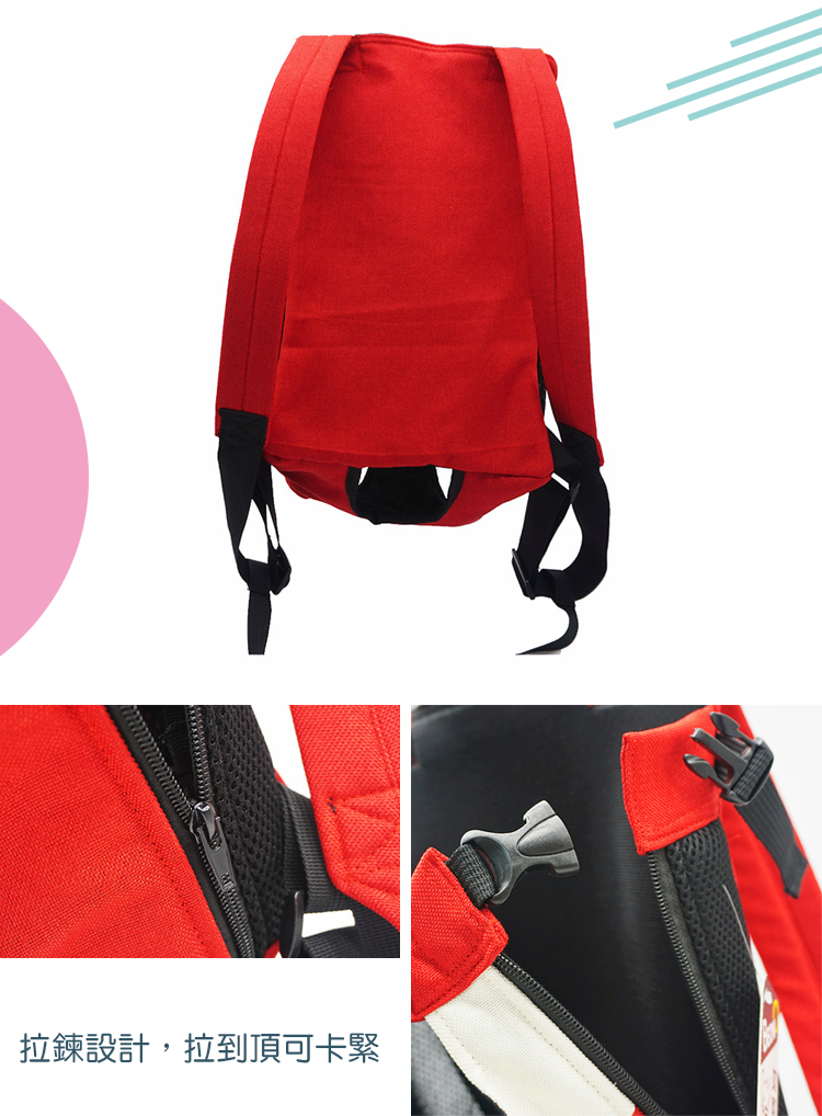彈性鬆緊設計外出寵物網布牛仔雙肩包