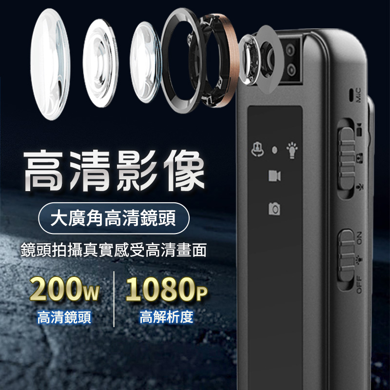 高清1080P夜視微型/迷你攝影機 廣角 紅外線 夜拍 Micro SD 記憶卡