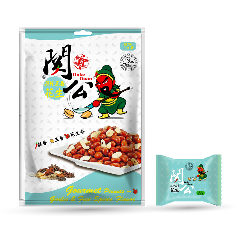 【關公花生】花生分享包100g 麻辣／香蔥／蒜片五香