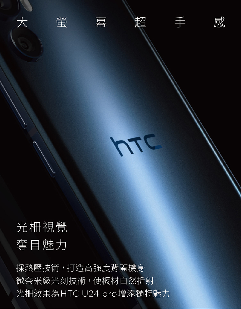 【HTC】U24 Pro 6.8吋智慧型手機 太空藍(12+256G/512G)