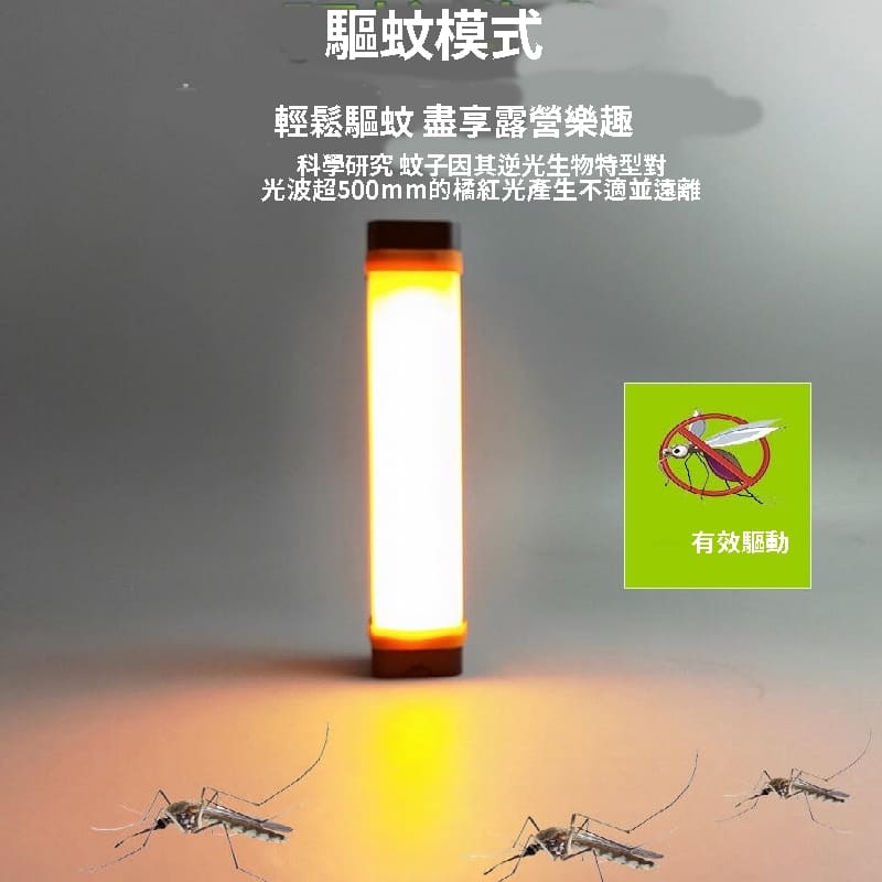 【Caiyi】防水LED多功能露營燈/驅蚊燈 usb充電