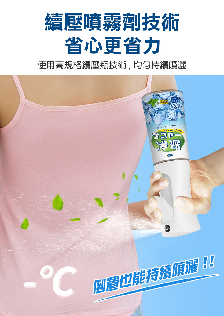 夏日降溫衣物涼感噴霧 200ml