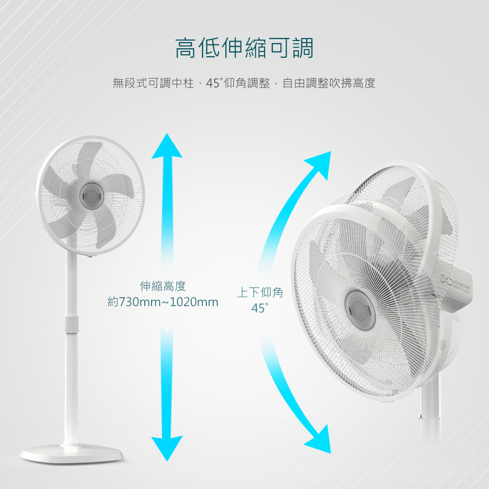 【DIKE】16吋DC智能變頻遙控循環扇(HLE120WT)