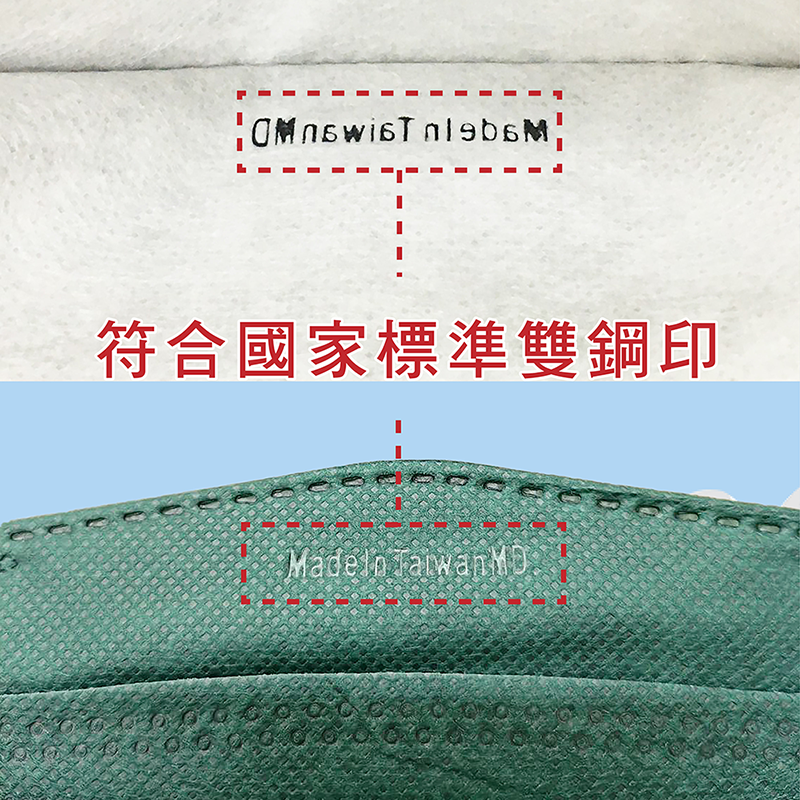 台灣製4D立體醫療口罩/魚型口罩 5入/袋