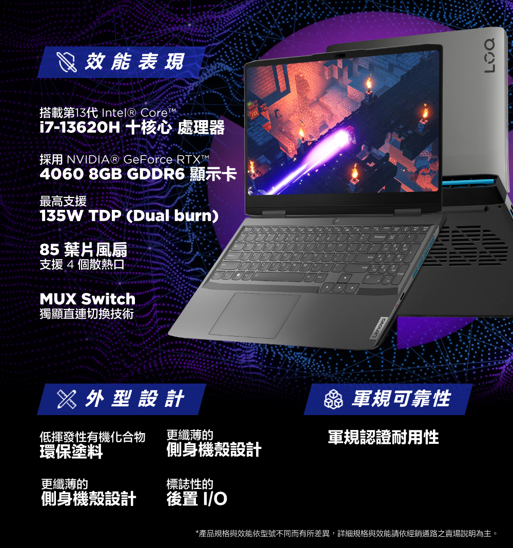【Lenovo】LOQ 15IRH8 82XV004PTW 15.6吋筆記型電腦