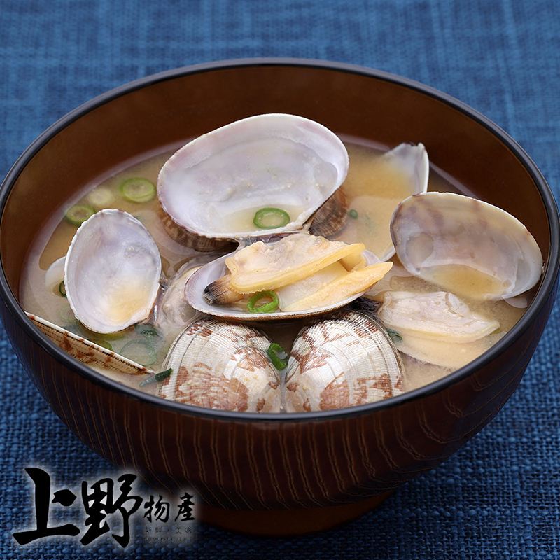       【上野物產】進口 鮮美熟凍文蛤 x18包(300g±10%/包 海