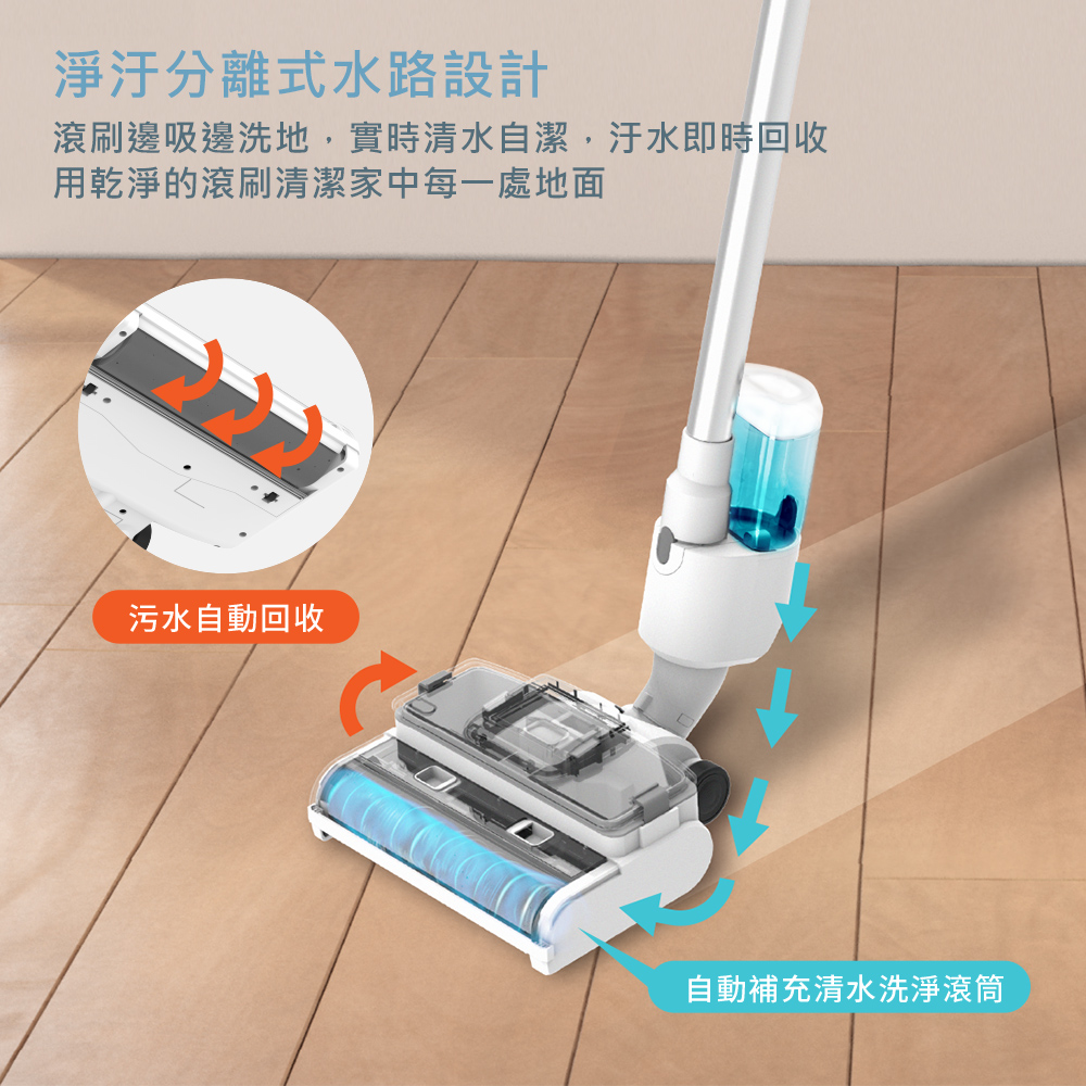 【DIKE】無線手持吸塵器+氣旋超聲波除蟎機 HCF100WT+HCF310WT